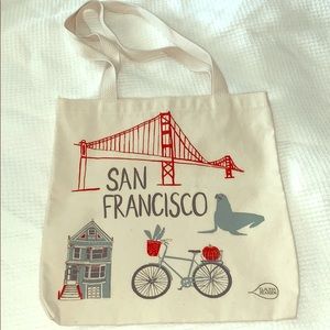 NWOT San Francisco Canvas Tote bag!
